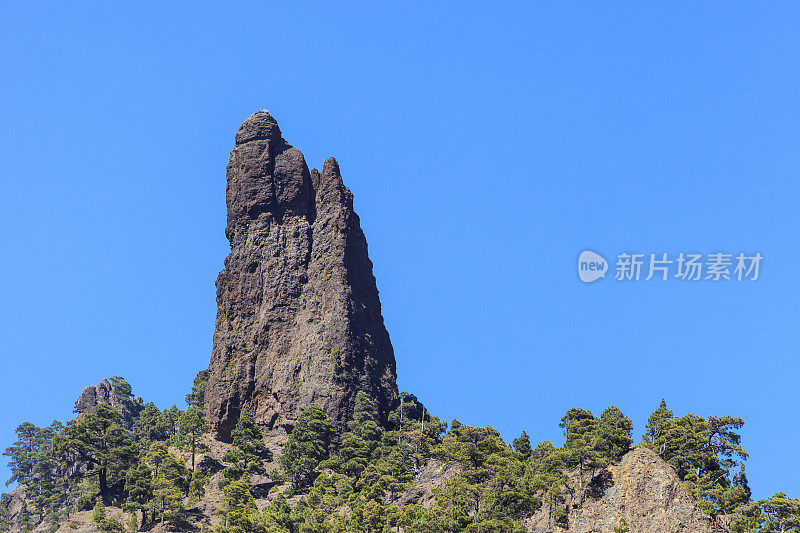 拉帕尔马，加那利群岛(E) - Roque Idafe, Caldera de Taburiente国家公园